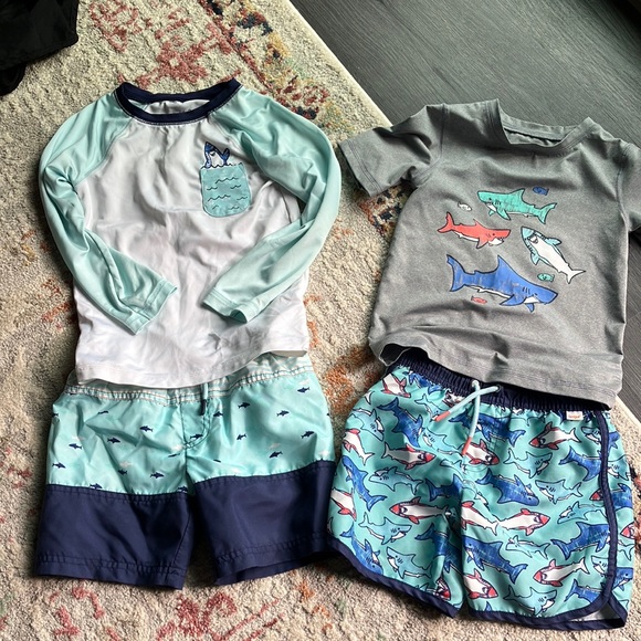 Cat & Jack Swim 2 Sets Toddler Boys Swim Poshmark